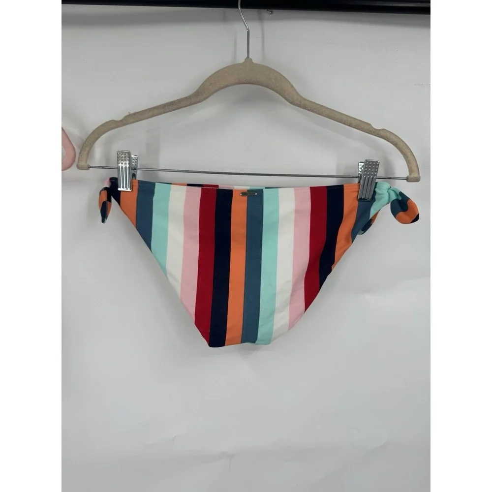 Hollister Striped Bikini Set‎ Women L/S Colorful Beach NEW Coastal Preppy Summer